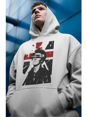 Sevbano Sex Pistols Rock Metal Müzik Grubu Ön Baskılı Unisex Oversize Premium Hoodie