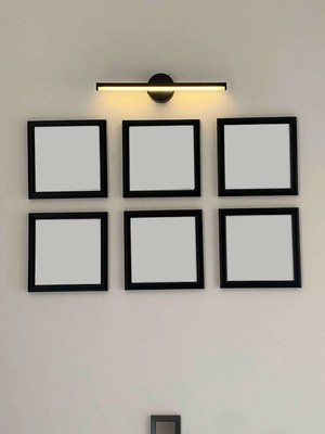Empressco Şık 6'lı Siyah Kare Çerçeve Seti, 20X20 Cm, Dekor ve Fotoğraf Için