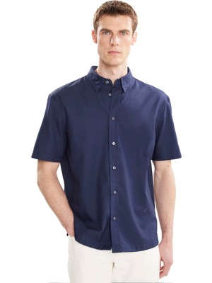 Ted Baker Lacivert Erkek Gömlek TBMRSH2045