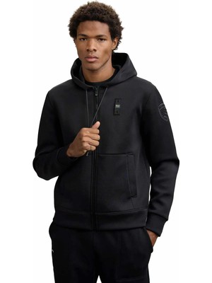 Blauer Siyah Erkek Kapüşonlu Standart Fit Sweatshirt 25WBLUF02093-999 Colby