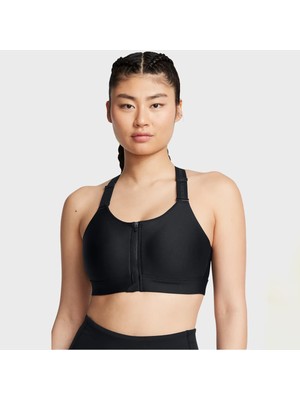Under Armour Infinity High Zip 2.0 Kadın Siyah Polo Yaka Tişört