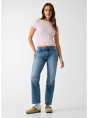 Guess Jeans Pembe Kadın T-Shirt W6GPZ3KA0H1-G491