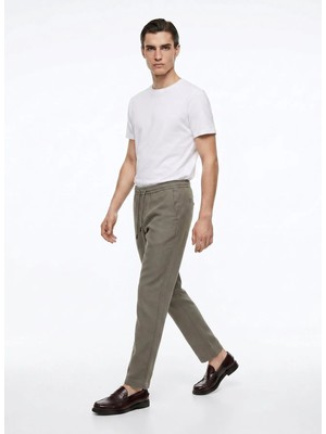 Altınyıldız Classics Haki Erkek Slim Fit Pantolon ACE001262041