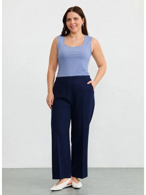 Selen Lacivert Kadın Pantolon 26YSL5571