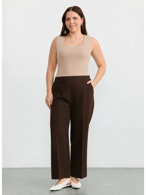 Selen Kahverengi Kadın Pantolon 26YSL5571
