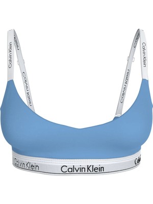 Calvin Klein Mavi Kadın LV00QF8504 Ck Women Bralet Sütyen