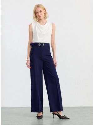 Selen Lacivert Kadın Pantolon 26YSL5593
