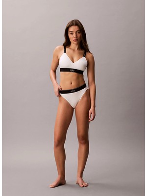 Calvin Klein Beyaz Kadın Bikini Külot
