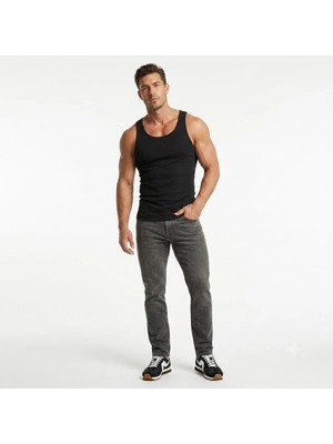 Levi's Eskek 512 Slim Taper Füme Gri Kot Pantolon -1280