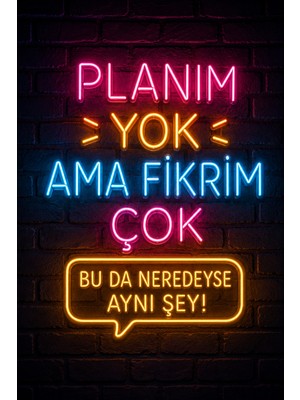 Lucena Neon Görünümlü Komik Duvar Tablosu Mdf Dekoratif Eğlenceli Yazılı Modern Duvar Dekoru
