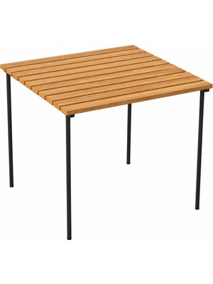 Woodensa Çok Amaçli Ayaklari Çikan Kamp, Piknik Masasi Çantali Kiraz 60X60X50