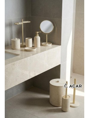 Acar Bej 9 Parça Banyo Seti