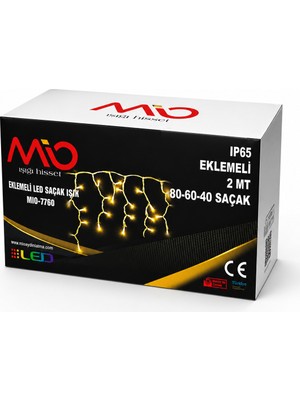 Mioled Mio 7760 Saçak LED Dış Mekan Perde Süsleme Gün Işığı 2x1 Metre