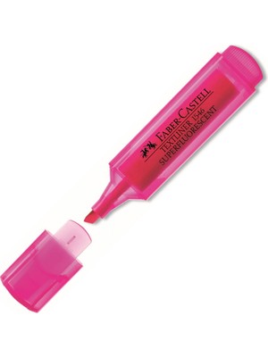 Kitabevimden Faber-Castell Fosforlu Kalem Şeffaf Gövde Pembe 1546 5030154628000