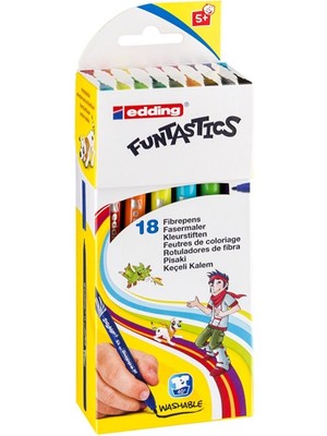 Kitabevimden Edding Keçeli Kalem Ince Funtastics 15 18 Li 4-15-18