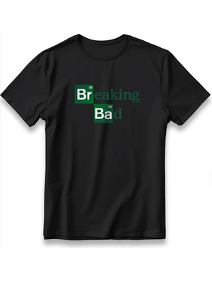  Breaking Bad Tişört Model Baskılı Oversize Unisex %100 Pamuklu Nefes Alan Kalın Kumaşli T-Shirt