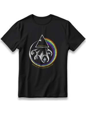  Pınk Floyd Rock T-Shirt Unisex %100 Cotton Pamuklu Rahat Regular Baskı Rock Grubu Tişört