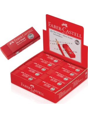 Kitabevimden Faber-Castell Okul Silgisi 20 Li 5130187222000