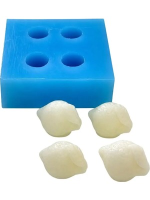 Alze Kimya Hobi Mini Limonlar 4\'lü Silikon Kalıp