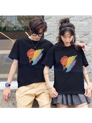  2 Adet Tir Harajuku Style Çift Sevgili Kombinleri Couple Clothing Yeni Sezon