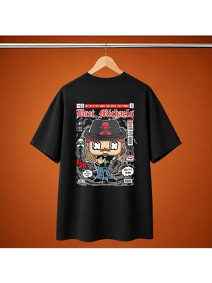  Bret Michaels Oversize Tisort