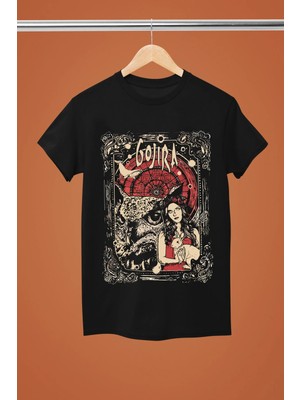  Gojıra The Rock Band Baskılı Pamuklu Kısa Kollu Regular Kalıp Rock Tshırt