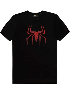  Spiderman Suit Siyah Erkek TIŞÖRT153
