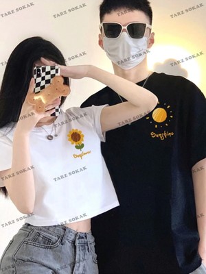  2 Adet Tir Harajuku Style Çift Sevgili Kombinleri Couple Clothing Yeni Sezon
