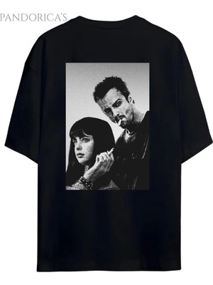  Pandorica's Breaking Bad Tasarımı Jess&jane Sırt ve Göğüs Baskılı Unisex Pamuklu T-Shirt