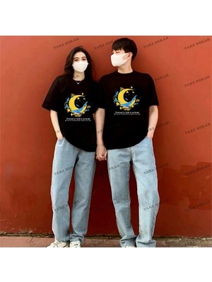  2 Adet Tir Harajuku Style Çift Sevgili Kombinleri Couple Clothing Yeni Sezon