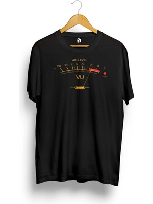  Volume Vu Meter Vintage Audio Engineer Recording Müzik Temalı Tişört