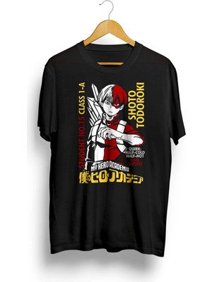  Boku No Hero Academia - Shoto Todoroki Anime Baskılı Tişört