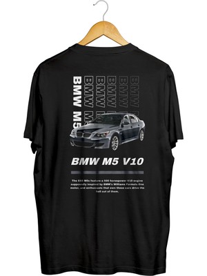  Bmw M5 V10 Ön ve Arka Baskılı Kaliteli Tişört