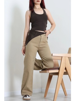 Modi Palazzo Kot Pantolon Camel - 75317.2230.