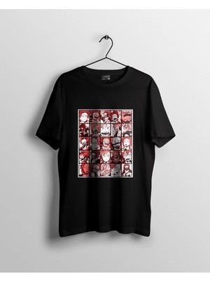  Eijiro Kirishima Kolaj My Hero Academia Anime Tişört