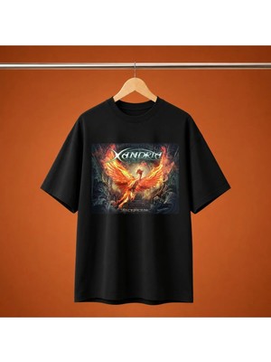  Xandria Baskili Oversize Unisex Tisort
