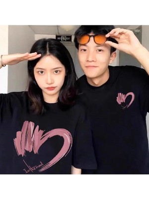  2 Adet Tir Harajuku Style Çift Sevgili Kombinleri Couple Clothing Yeni Sezon