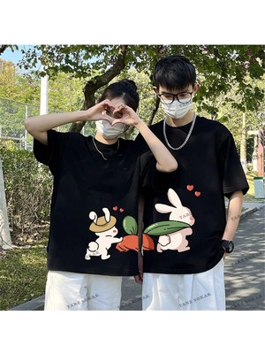  2 Adet Tir Harajuku Style Çift Sevgili Kombinleri Couple Clothing Yeni Sezon