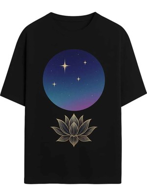  Grafftee Unisex %100 Organik Pamuk Relaxed Fit Yuvarlak Yakalı Baskılı T-Shirt