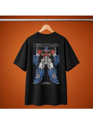  Optimus Prime Japon Oversize Tisort