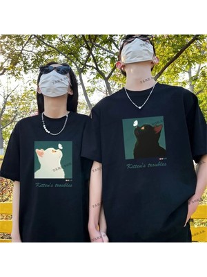  2 Adet Tir Harajuku Style Çift Sevgili Kombinleri Couple Clothing Yeni Sezon