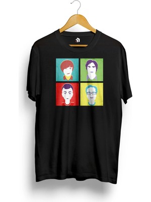  The Big Bang Theory Smart Heads Team Pop Art Baskılı Tişört