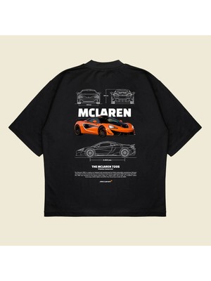  Mclaren 720S Boxy Fit Oversize Unisex Tshirt – Baskılı Tişört |