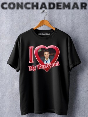  How I Met Your Mother I Love My Boyfriend Baskılı Oversize T-Shirt