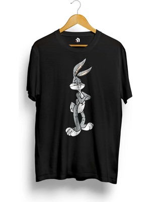  Looney Tunes Bugs Bunny Vintage Baskılı Tişört