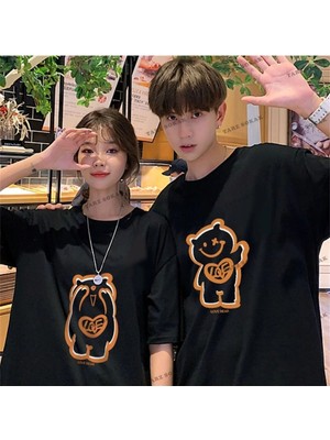 2 Adet Tir Harajuku Style Çift Sevgili Kombinleri Couple Clothing Yeni Sezon