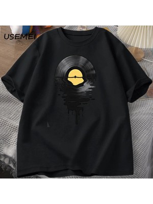  Vinil Kayıt T Shirt Vinil Serin Gün Batımı Vintage Müzik Sevgilisi Tee Tshirt Dj Müzik Öğretm 2866
