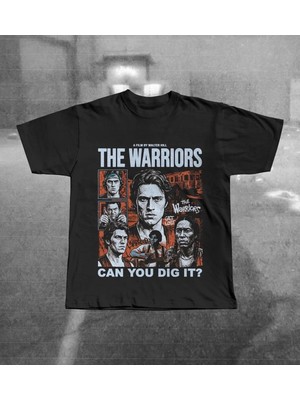  Warriors Baskılı Unisex Oversize T-Shirt