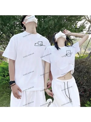  2 Adet Tir Harajuku Style Çift Sevgili Kombinleri Couple Clothing Yeni Sezon