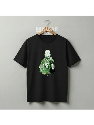  Breaking Bad Heisenberg Tasarımlı Unisex %100 Pamuklu Premium Tişört